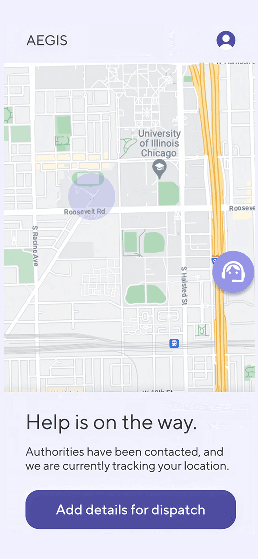 AegisApp – 911 & Security Helper captura de pantalla