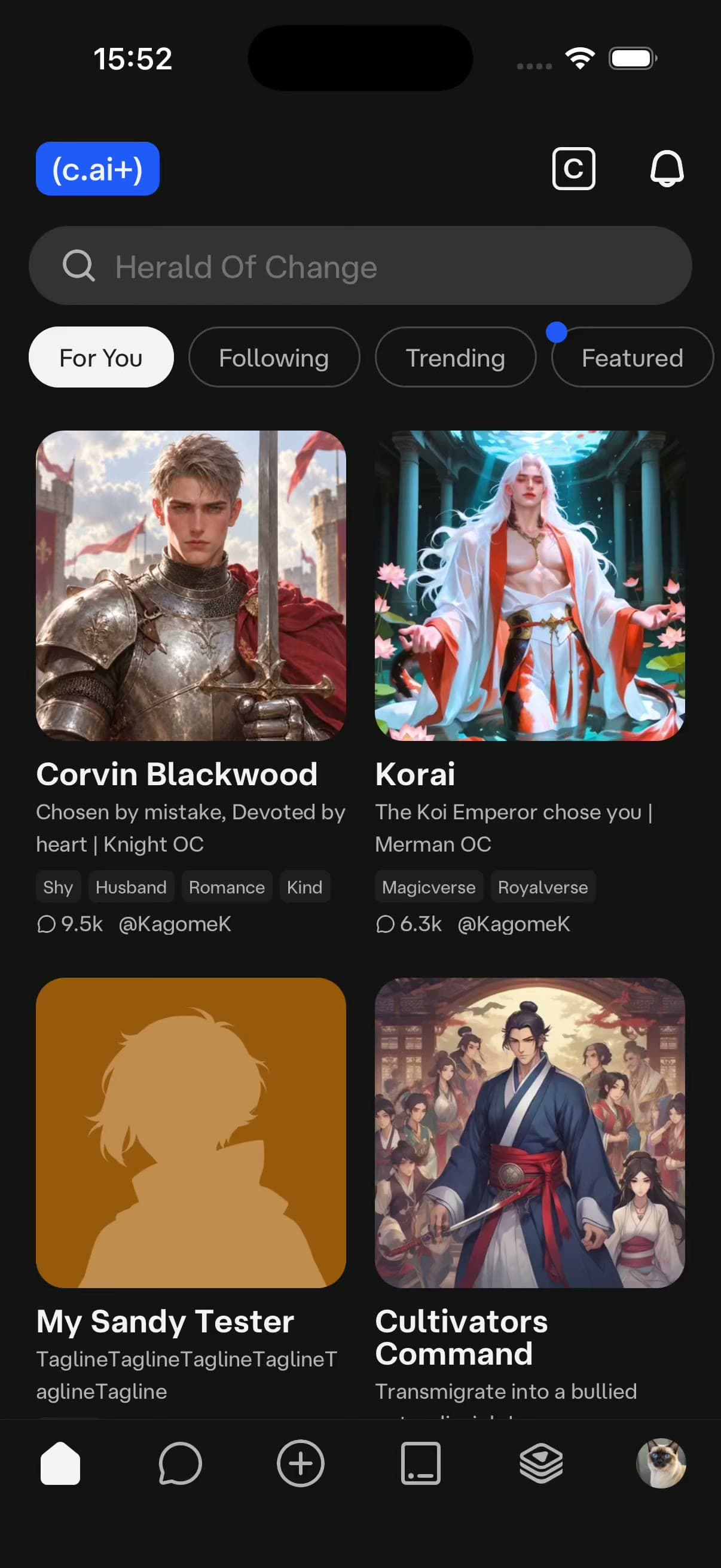 Character.AI screenshot